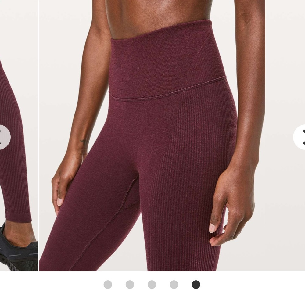 Lulu lemon leggings thermal nwot